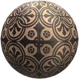 Vintage Rustic Mexican Ceramic Floor 68