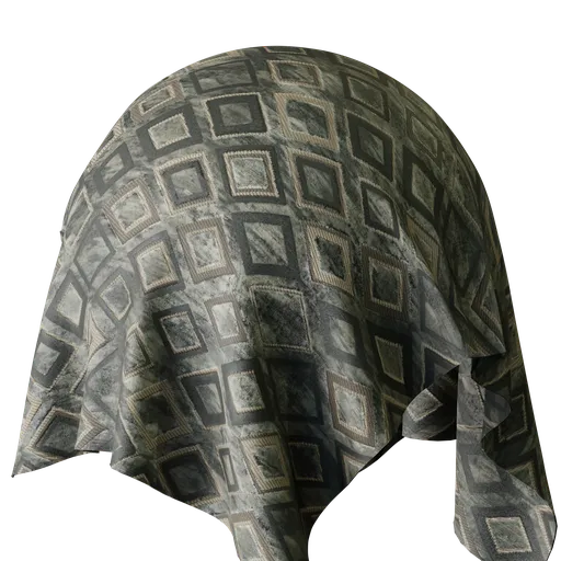 Graphical Grey Velvet