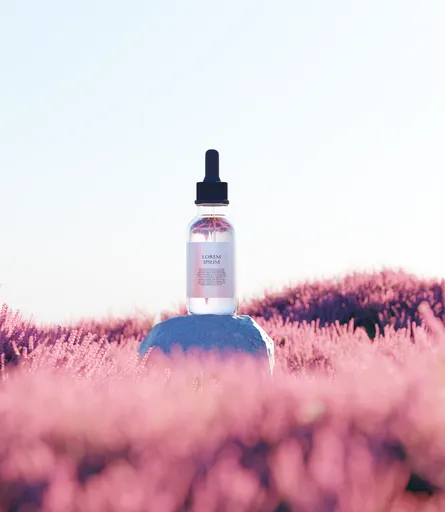 Floral Field Product Render