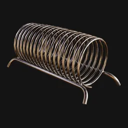 Vintage Office Coil Memo Holder