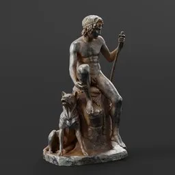 statue of Iron shepherd boy