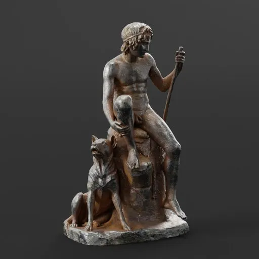 statue of Iron shepherd boy