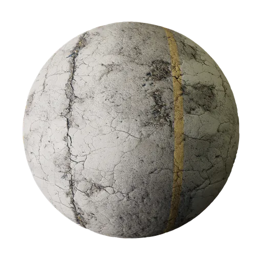 Damaged road or street