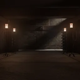 Nagato Castle - Japanese Dojo Corridor