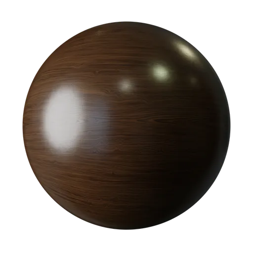 Polished Walnut Wood