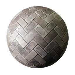 Ground Bricks Herringbone