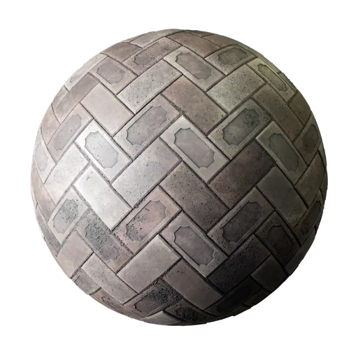Ground Bricks Herringbone