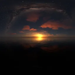 Night Sky Twilight Sunset