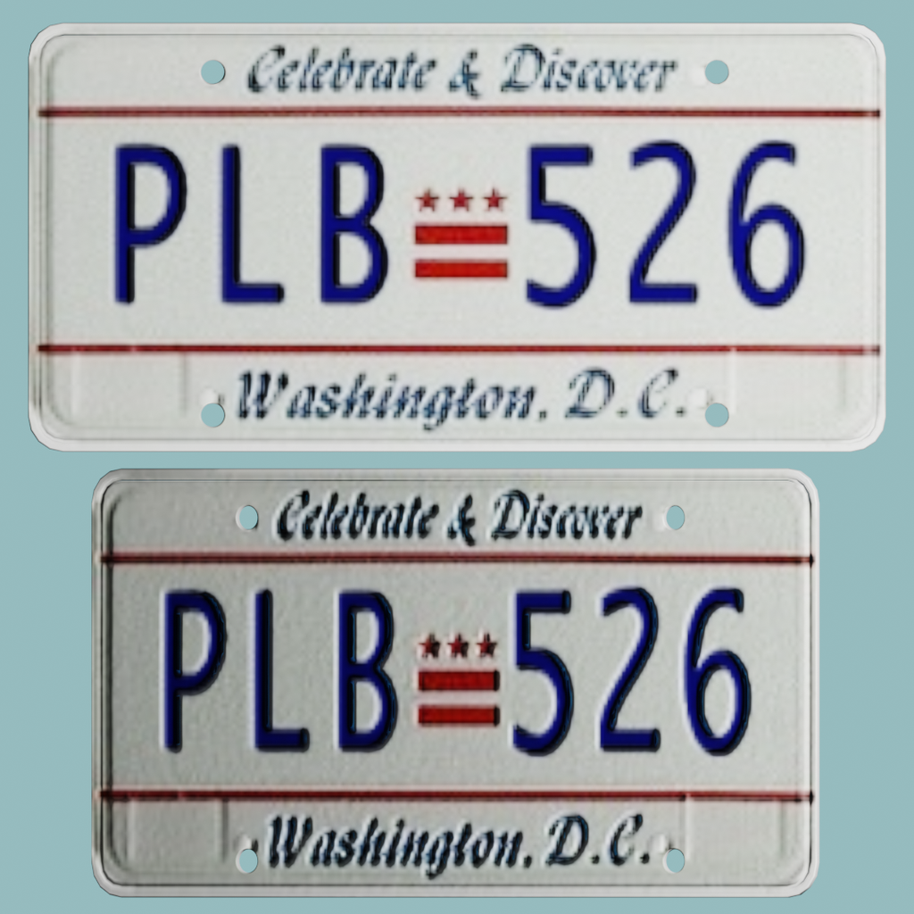 DC Licence plate PL FREE Vehicle Parts models BlenderKit