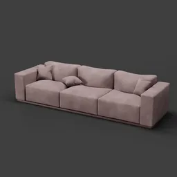 Rose Fabric Sofa