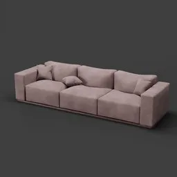 Rose Fabric Sofa