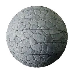 Cobblestone gabion with wire