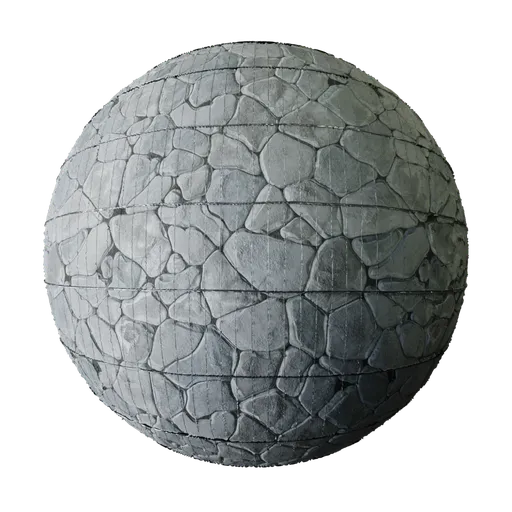 Cobblestone gabion with wire