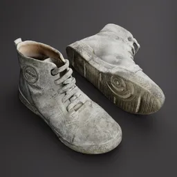 Dirty white sneakers