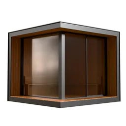 Modern Glass Sauna Cabin