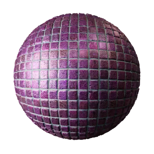 Purple Mosaic Tiles