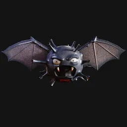 Dracula Vampire-Bat Virus Figurine