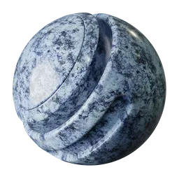 Simple blue marble