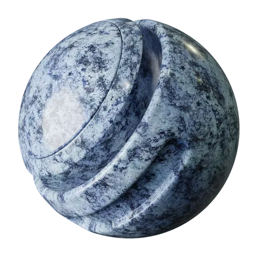 Simple blue marble