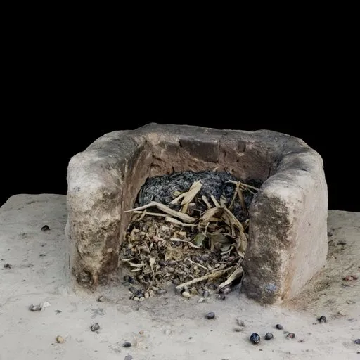 Mud clay stove