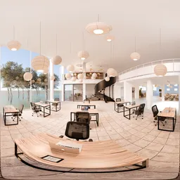 Office interior HDRi