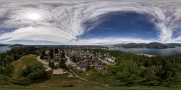 Modern Cityscape Cloudy Day
