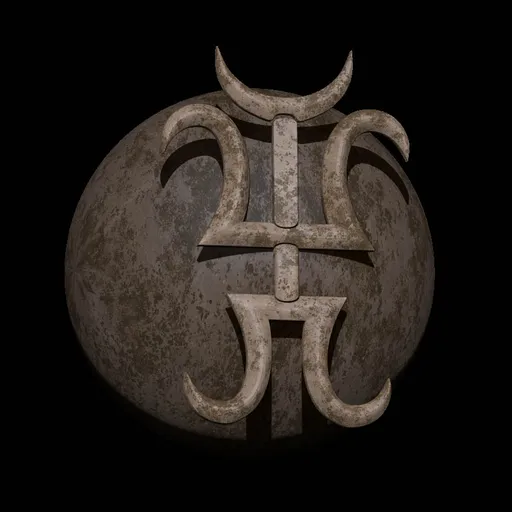Rokviz Ancient ornament symbol brush