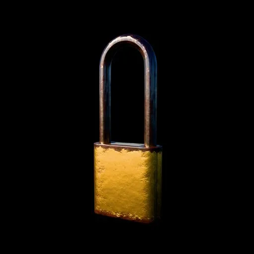 Old Rusty Padlock
