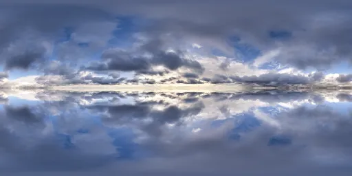 Infinite Real Sky - Cloudy Winter Day