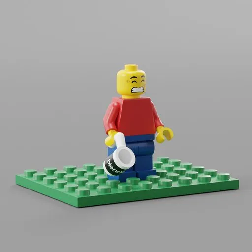 Polyhedral Lego Minifigure