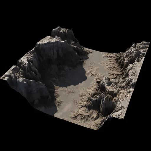 Valley topography
