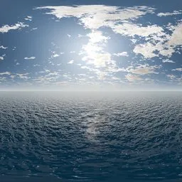 Daytime Sky with Clouds