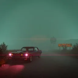 Neon Noir – A Foggy Night Drive