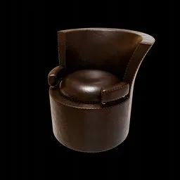 Old/used Worn Leather Seater / Chair