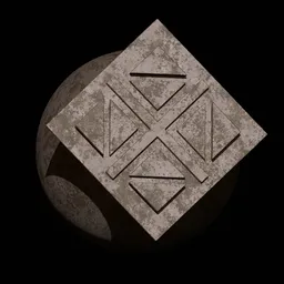 Rokviz Ancient ornament symbol brush