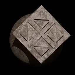 Rokviz Ancient ornament symbol brush