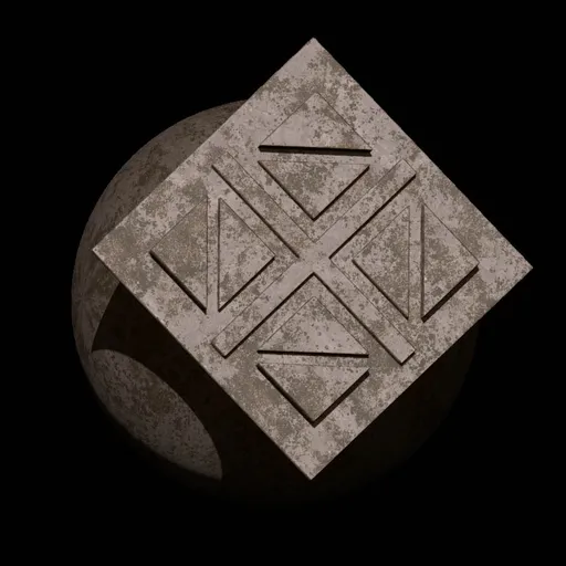 Rokviz Ancient ornament symbol brush
