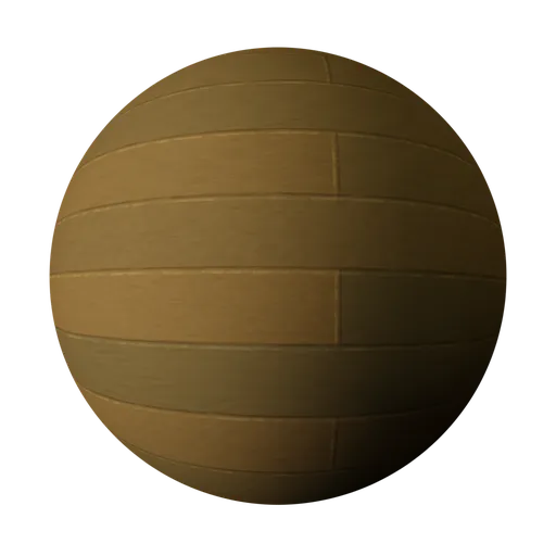 Hand-drawn style procedural anime wood flooring texture for Blender 3D PBR material library.