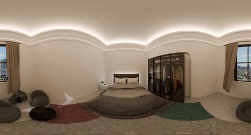 Modern Minimalist Bedroom Interior