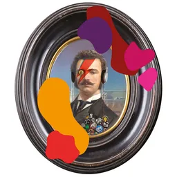 Pop Portrait in Bubble Carpet