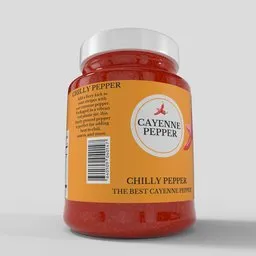Cayenne Chilly Pepper Jar