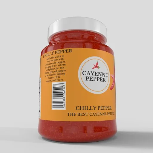 Cayenne Chilly Pepper Jar
