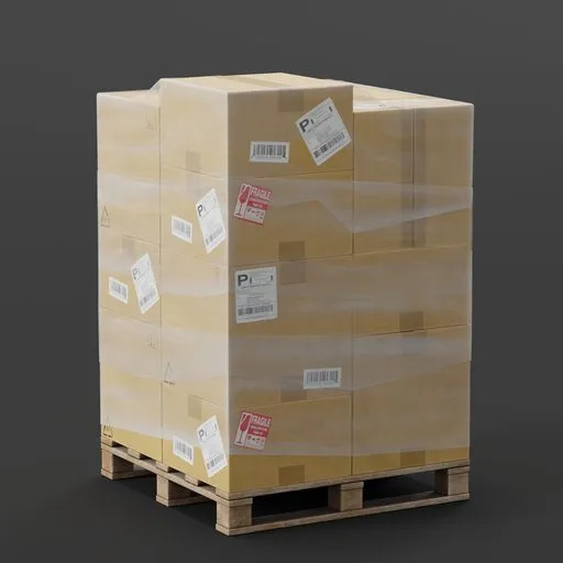Large Cardboard Box Pallet