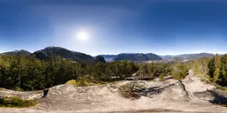 Mountain Landscape Sunny Day