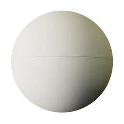 Minimalist Painted Plaster Fluted Wall