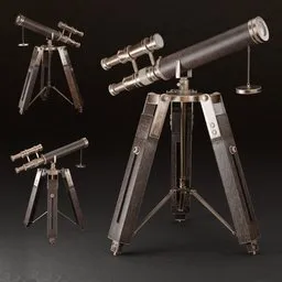 SJ-telescope brown leather