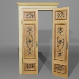 Baroque Portal Door alternate handle
