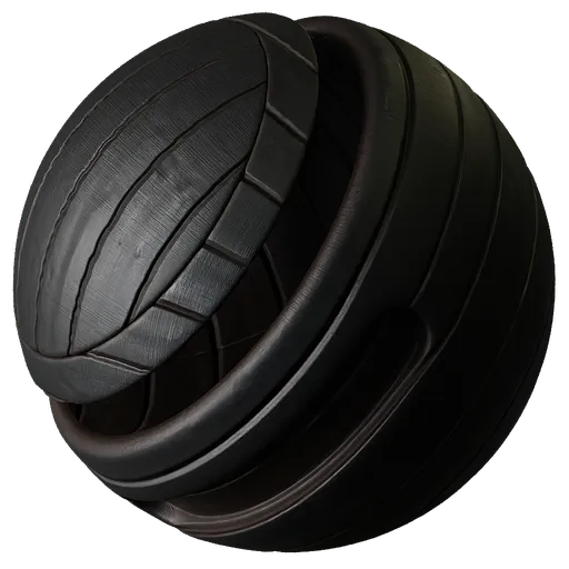 Wood Rough Black