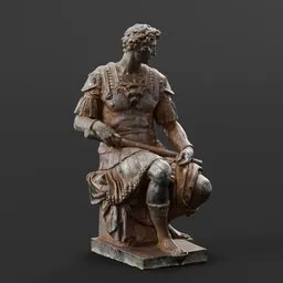 statue of Iron Guiliano de medici