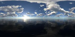 Sunset cloud yellow light